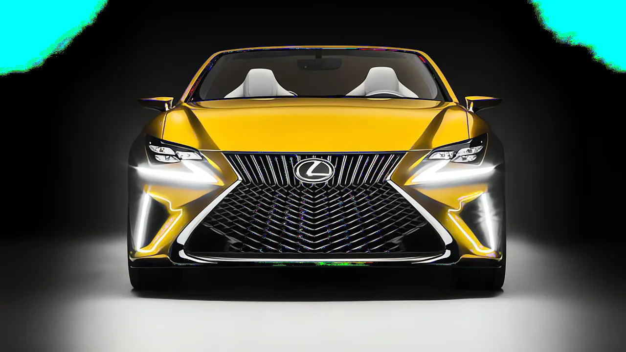 Lexus LF-C2: золотий і зовсім без даху