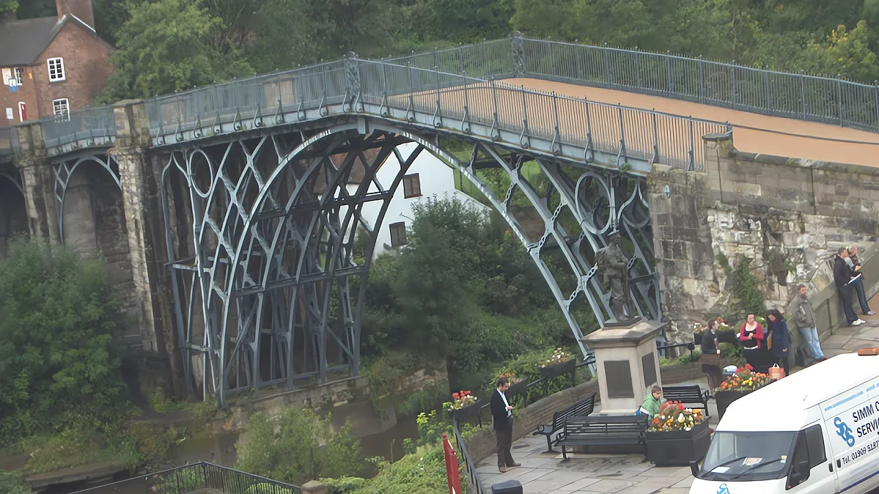 Iron bridge, premier pont métallique